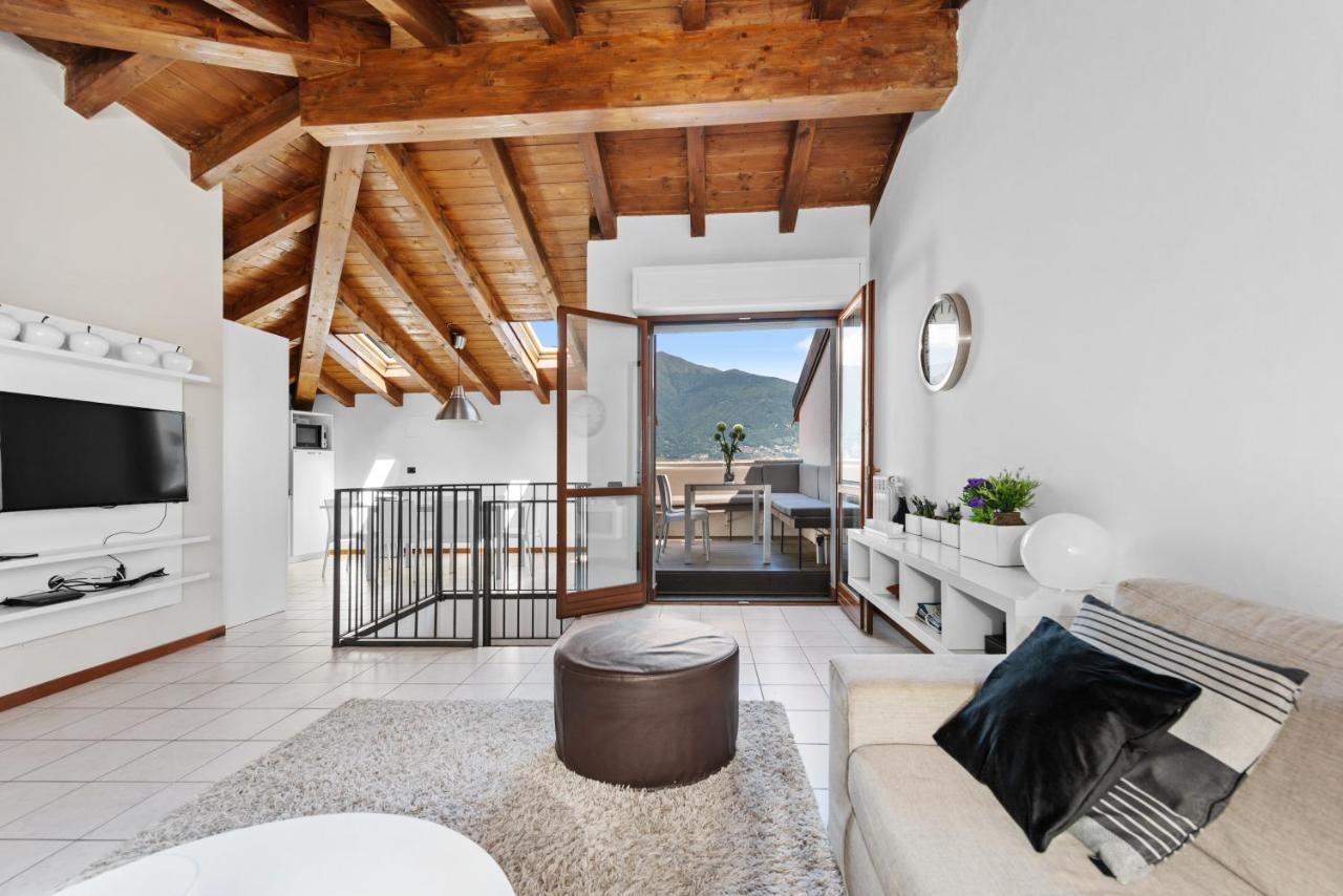 Casacamelia 35, 3 Bdrm With View Lake Como Lägenhet Acquaseria Exteriör bild